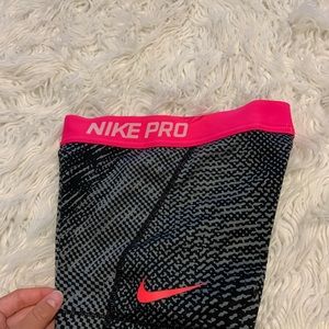 girls nike pro shorts